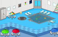 無料のオンラインゲームIndoor Swimming Pool Escape
