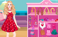 Игры одевалки Barbie And Ken Valentine Date