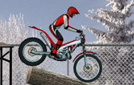 Bike Trial Snow Ride