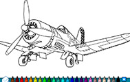 Игры пазлы Disney Planes Coloring Book
