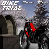 Android game: Bike Trial Snow Ride